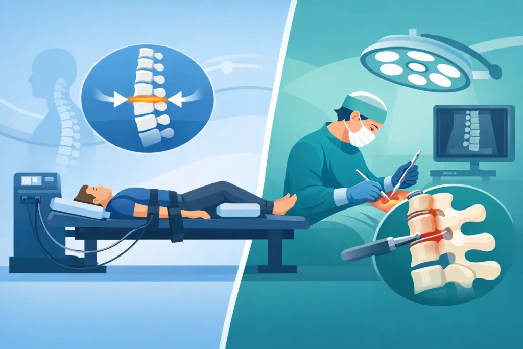 Spinal Decompression vs Surgery
