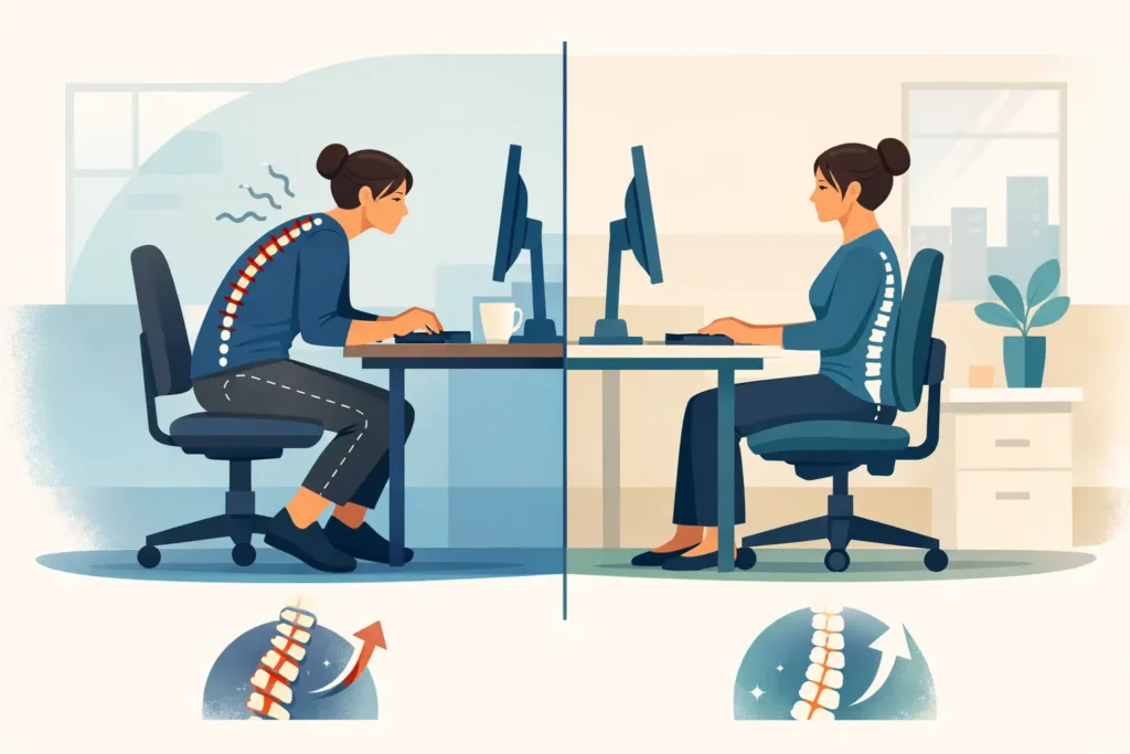 How Chiropractic Helps Desk Posture at Work