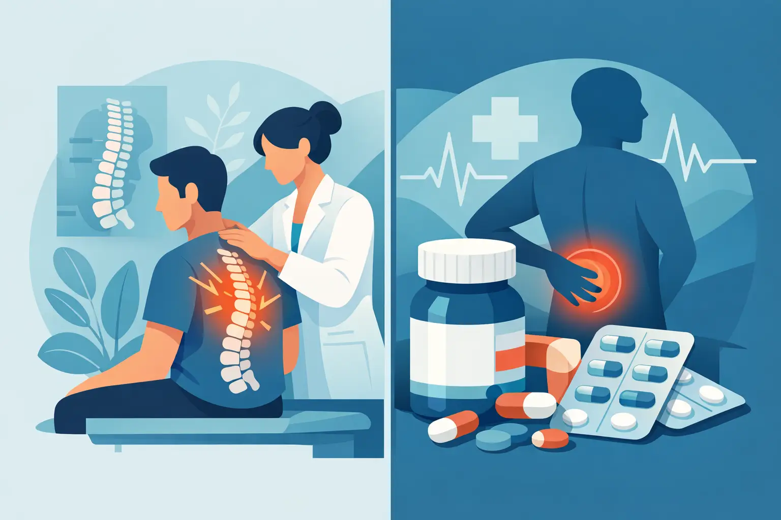 Chiropractic Care vs Pain Medication for Back Pain