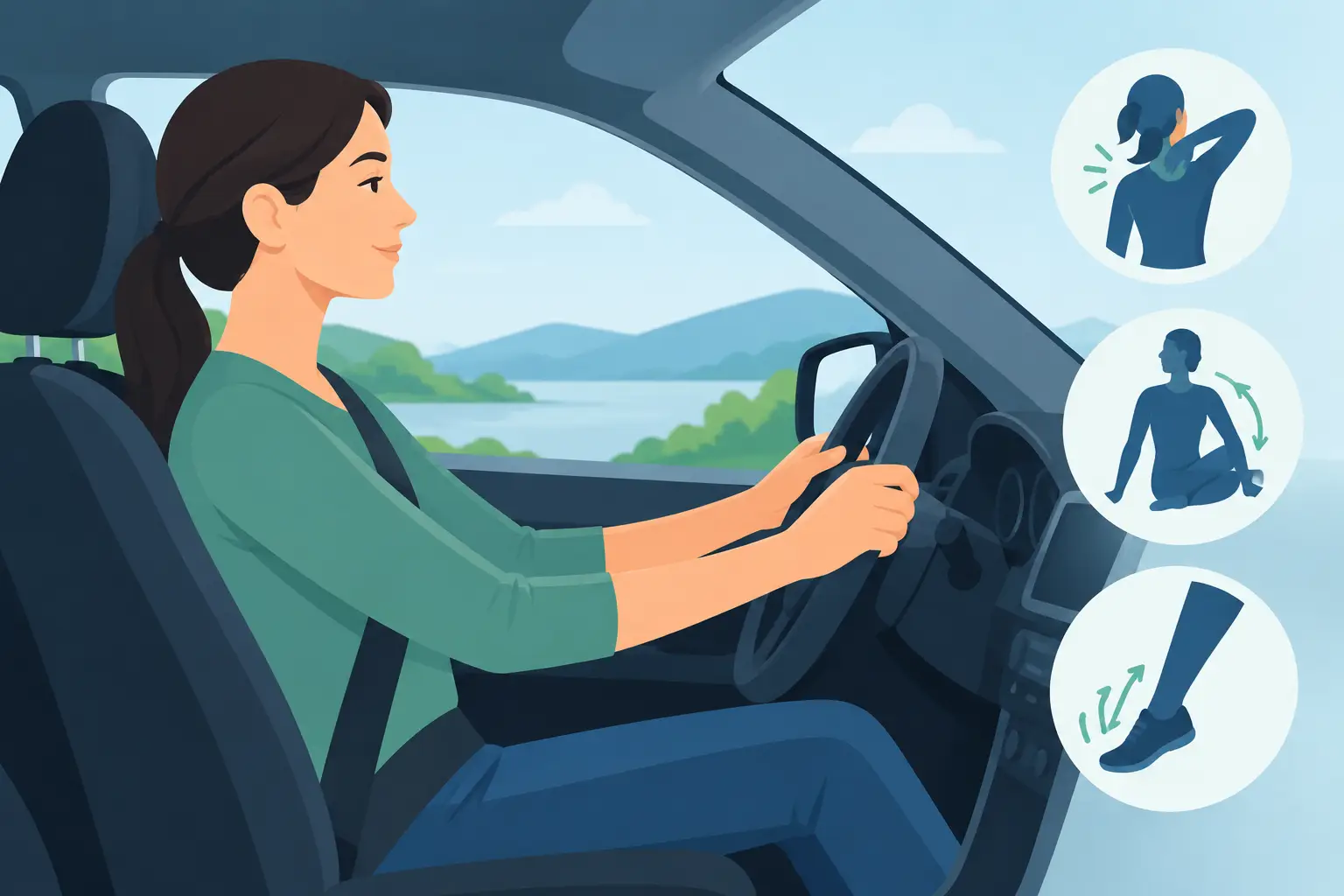 How to Reduce Driving-Related Stiffness Safely